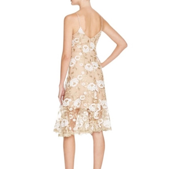 Embroidered Fit & Flare Slip Dress - Picture 2 of 5